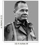 Vector Portrait Lieutenant General Wall Decal