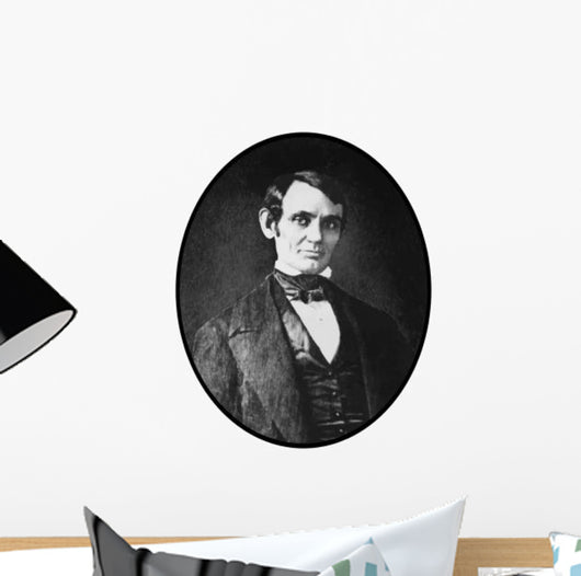 Vector Portrait Young Abraham Wall Decal