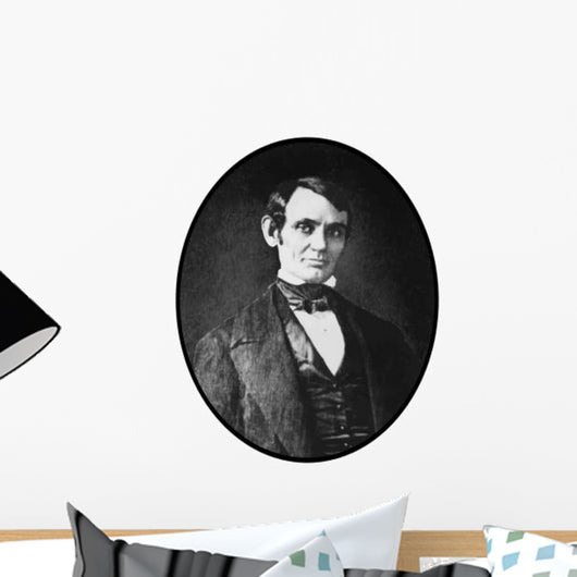 Vector Portrait Young Abraham Wall Decal