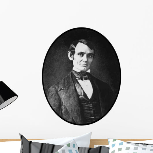 Vector Portrait Young Abraham Wall Decal