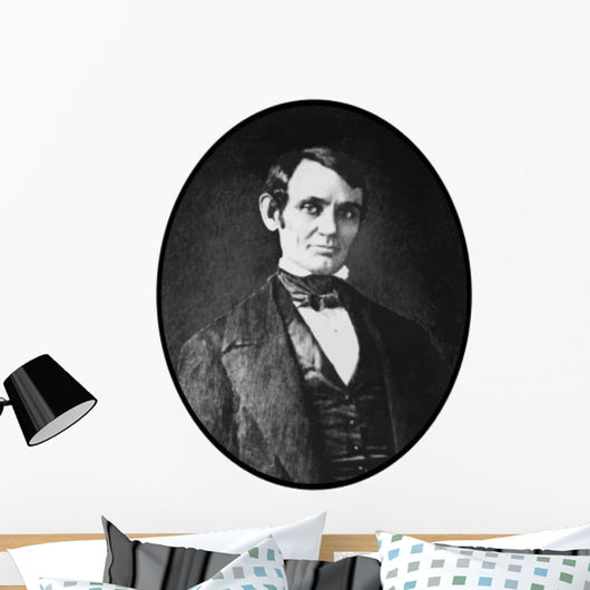 Vector Portrait Young Abraham Wall Decal