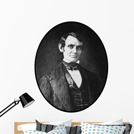 Vector Portrait Young Abraham Wall Decal