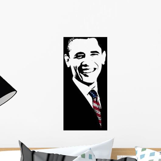Vector Artwork President Barack Wall Decal