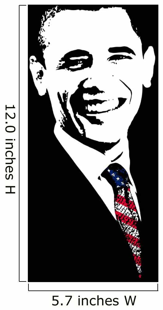Vector Artwork President Barack Wall Decal