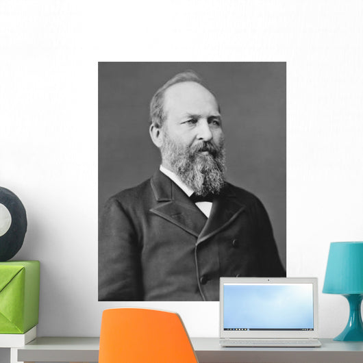 Digitally Restored Vector Portrait Wall Decal Design 69