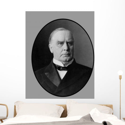 Vector Portrait President William Wall Decal Design 2