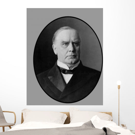 Vector Portrait President William Wall Decal Design 2