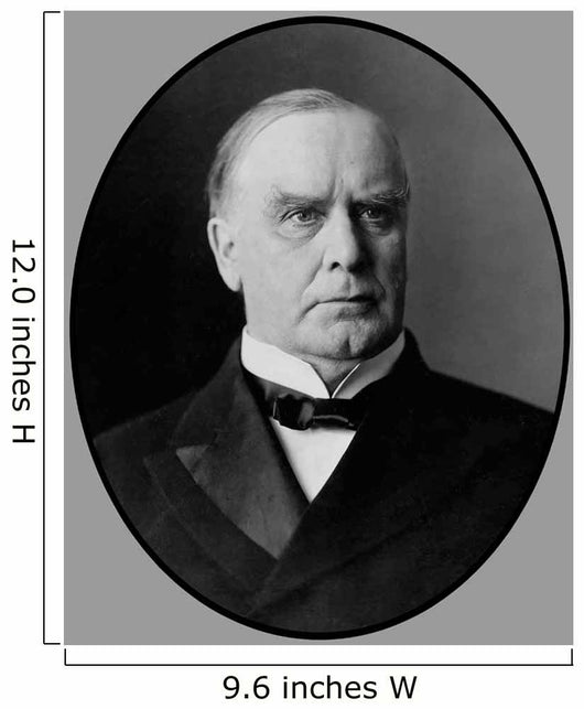 Vector Portrait President William Wall Decal Design 2