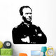 General Sherman Vector Portrait Wall Decal