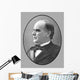 Vector Portrait President William Wall Decal Design 1