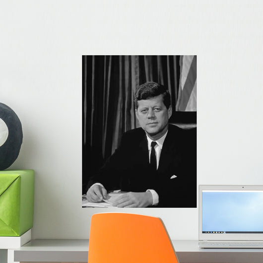 Vector Portrait John F Wall Decal Design 2