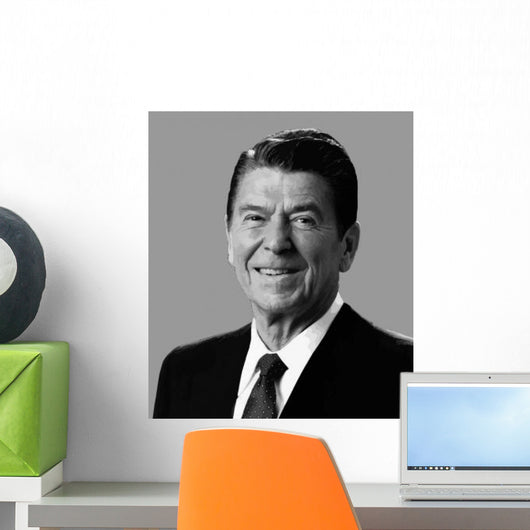 Vector Portrait Ronald Reagan Wall Decal