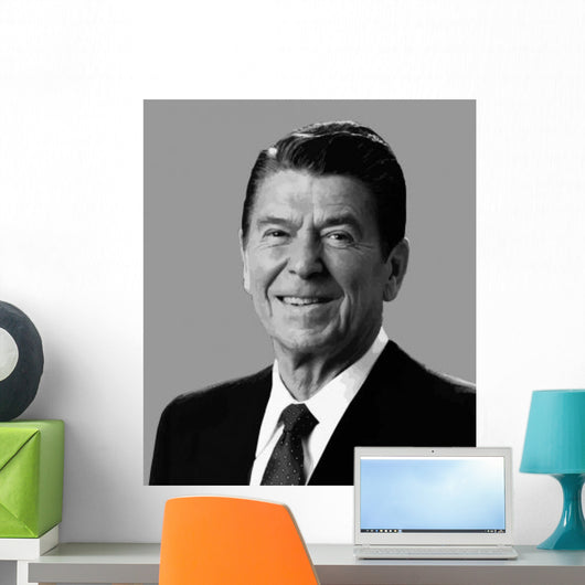 Vector Portrait Ronald Reagan Wall Decal