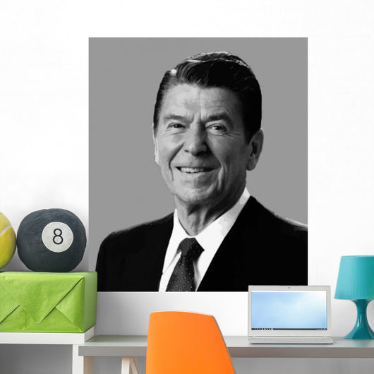 Vector Portrait Ronald Reagan Wall Decal