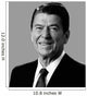 Vector Portrait Ronald Reagan Wall Decal