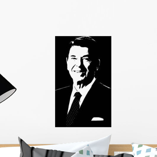 Vector Portrait President Ronald Wall Decal