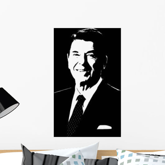 Vector Portrait President Ronald Wall Decal