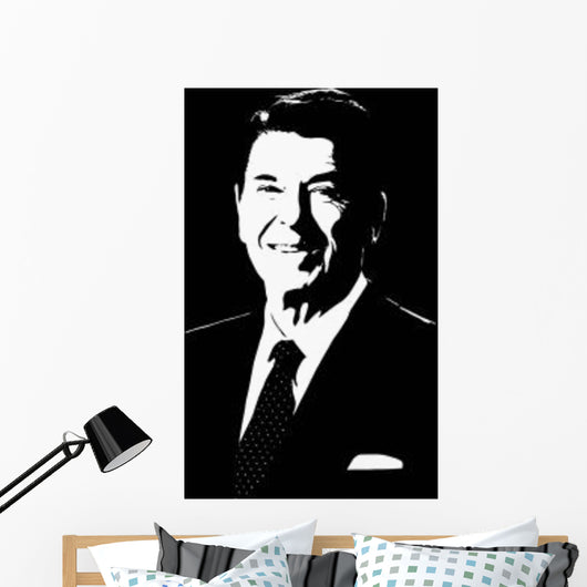 Vector Portrait President Ronald Wall Decal