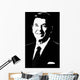 Vector Portrait President Ronald Wall Decal