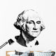 Vector Artwork George Washington Wall Decal