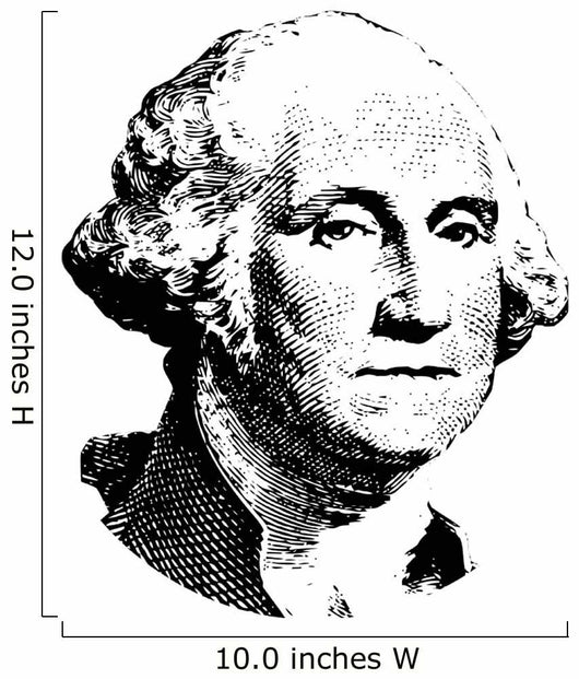Vector Artwork George Washington Wall Decal