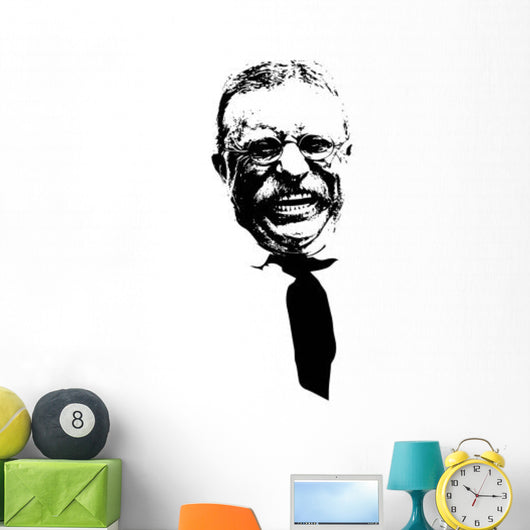 Vector Artwork Theodore Roosevelt Wall Decal