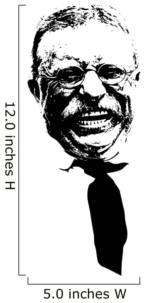 Vector Artwork Theodore Roosevelt Wall Decal