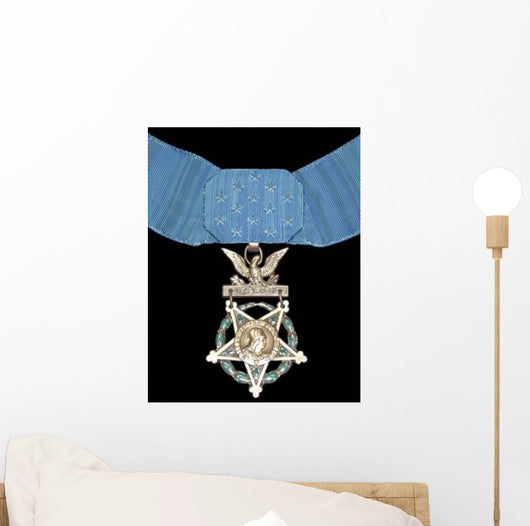 Vector Illustration Medal Honor Wall Decal