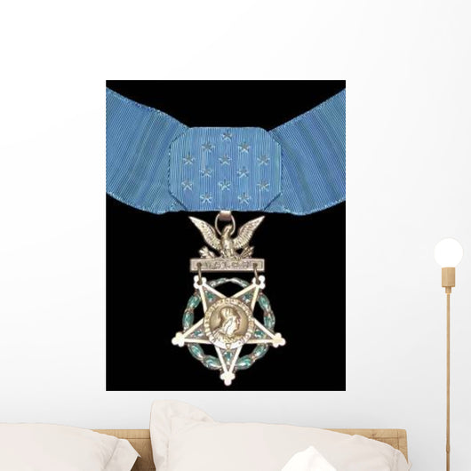 Vector Illustration Medal Honor Wall Decal
