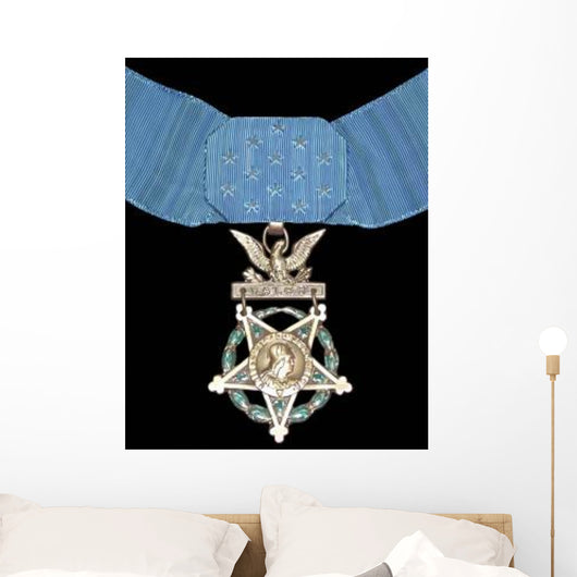 Vector Illustration Medal Honor Wall Decal