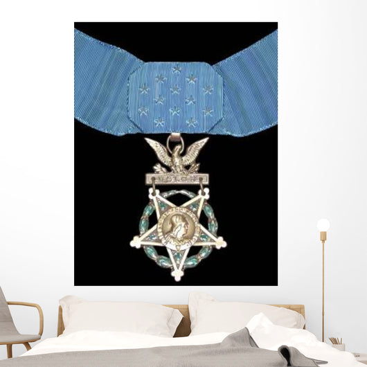 Vector Illustration Medal Honor Wall Decal