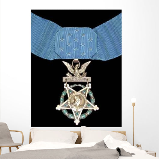 Vector Illustration Medal Honor Wall Decal