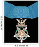 Vector Illustration Medal Honor Wall Decal