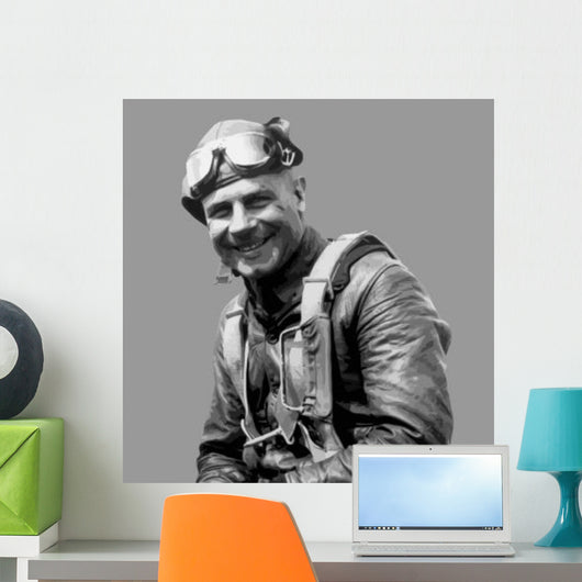 Digitally Restored Vector Portrait Wall Decal Design 66