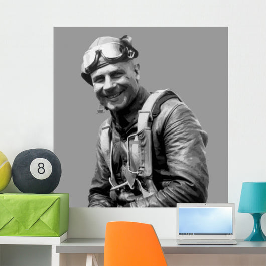 Digitally Restored Vector Portrait Wall Decal Design 66