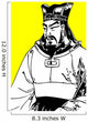 Vector Illustration Sun Tzu Wall Decal