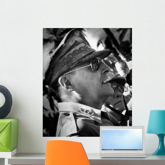 Digitally Restored Vector Portrait Wall Decal Design 65