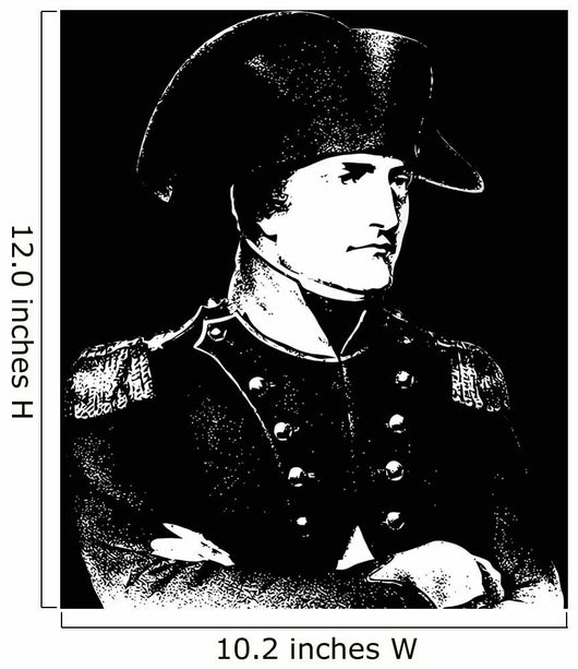 Vector Illustration Napoleon Bonaparte Wall Decal