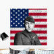 Digitally Restored Vector Portrait Wall Decal Design 60