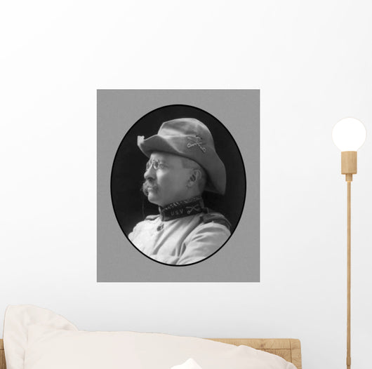 Digitally Restored Vector Portrait Wall Decal Design 59