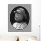 Digitally Restored Vector Portrait Wall Decal Design 59