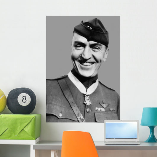 Digitally Restored Vector Portrait Wall Decal Design 57
