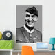 Digitally Restored Vector Portrait Wall Decal Design 57