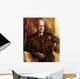 Digitally Restored Vector Portrait Wall Decal Design 55