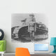Digitally Restored Vector Image Wall Decal Design 4