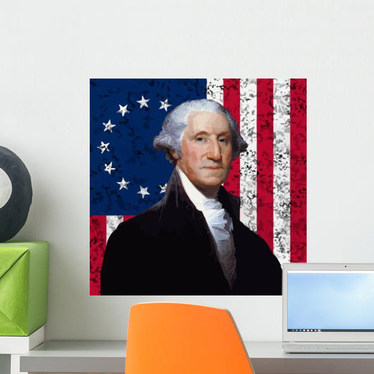 Digitally Restored Vector Portrait Wall Decal Design 49