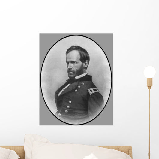 Digitally Restored Vector Portrait Wall Decal Design 41