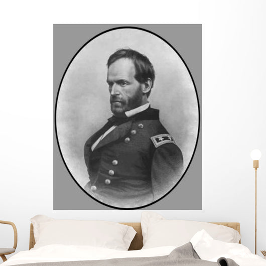 Digitally Restored Vector Portrait Wall Decal Design 41