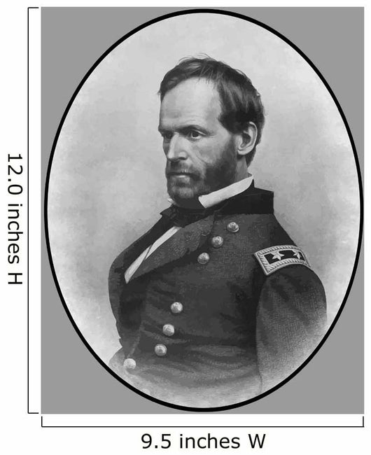 Digitally Restored Vector Portrait Wall Decal Design 41