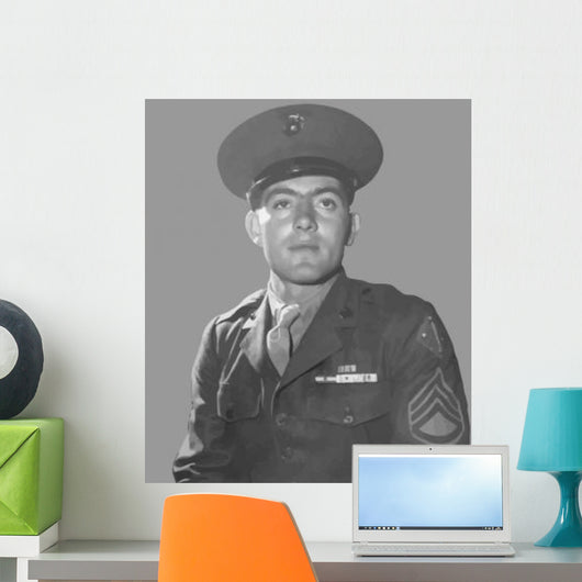 Digitally Restored Vector Portrait Wall Decal Design 40